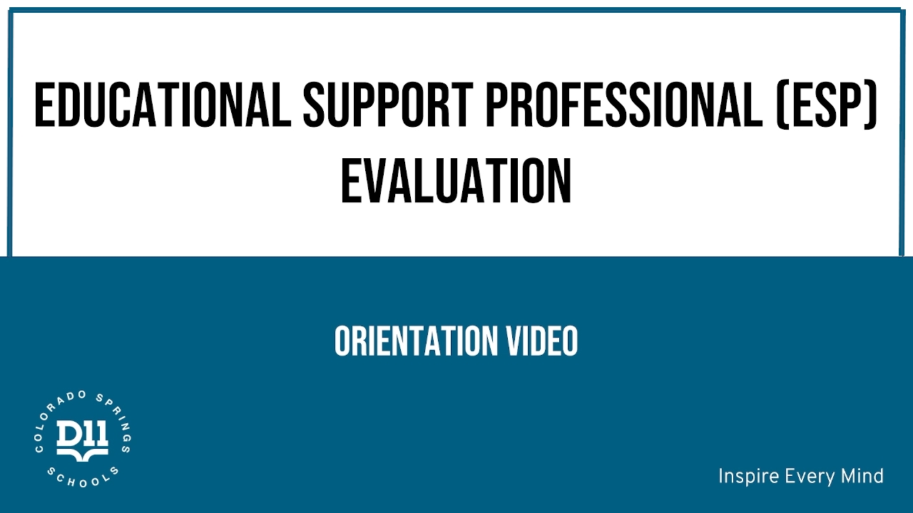 2024 ESP Evaluation Orientation